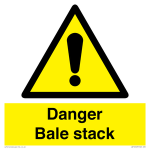 Danger Bale stack